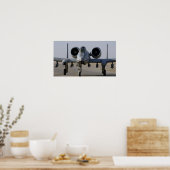 A-10 Thunderbolt II航空機 ポスター (キッチン)