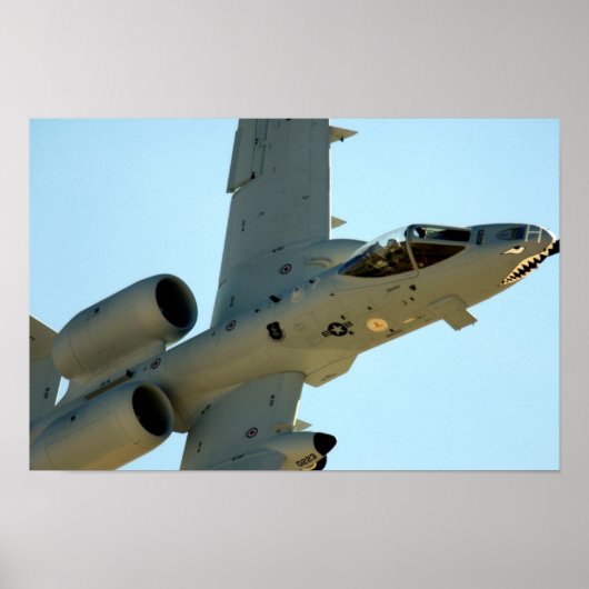 A-10 Thunderbolt II航空機 ポスター (正面)