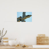 A-10 Thunderbolt II航空機 ポスター (キッチン)