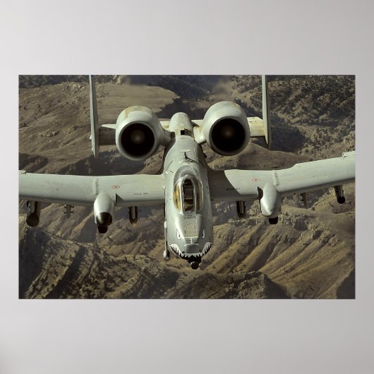 A-10 Thunderbolt II航空機 ポスター (正面)