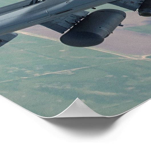 A-10 Thunderbolt II航空機 ポスター (角)