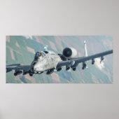 A-10 Thunderbolt II航空機 ポスター (正面)