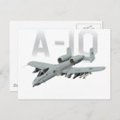 A-10 Thunderbolt II ポストカード (正面/裏面)