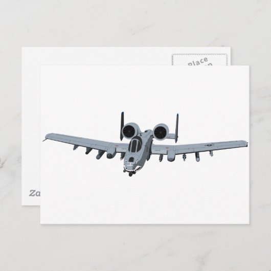 A-10 Thunderbolt II ポストカード (正面/裏面)
