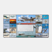 A-10 THUNDERBOLT II "モンタージュ" デスクマット (キーボード&マウス)