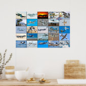 A-10 THUNDERBOLT II "モンタージュ" ポスター (キッチン)