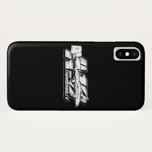 A-10 Thunderbolt II Case-Mate iPhoneケース (裏面(横))
