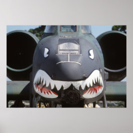 A-10_Thunderbolt_II_Shark_Face ポスター