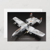 A-10 Thunderbolt II UAV ポストカード (正面/裏面)