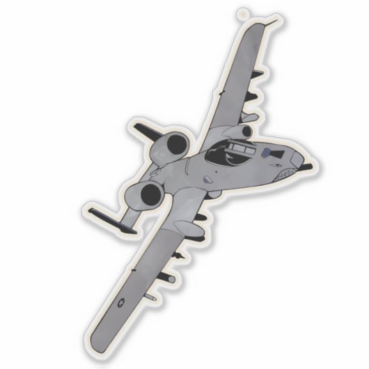 A-10 Thunderbolt II、Warthag、攻撃用航空機 シール (正面)