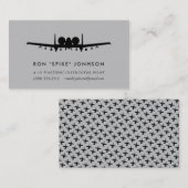 A-10 Warthogのパイロット 名刺 (正面/裏面)