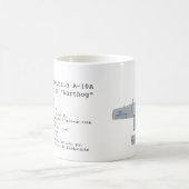 A-10 Warthogのマグ コーヒーマグカップ (中央)