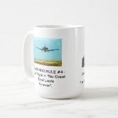 A-10 Warthogのユーモアの規則#4 コーヒーマグカップ (正面左)