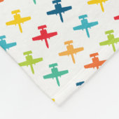 A-10 Warthogの攻撃のジェット機の名前をカスタムするのベビーブランケット フリースブランケット (角)