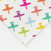 A-10 Warthogの攻撃のジェット機の名前をカスタムするのベビーブランケット フリースブランケット (角)