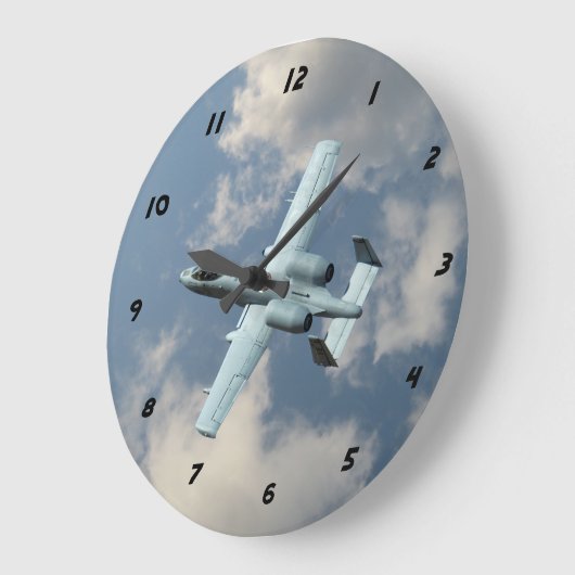 A-10 Warthog ラージ壁時計 (傾斜)