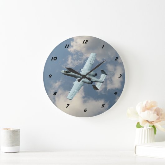 A-10 Warthog ラージ壁時計 (ホーム)