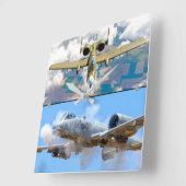 A-10C THUNDERBOLT II スクエア壁時計 (傾斜)