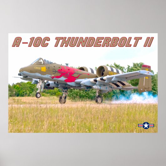 A-10C THUNDERBOLT II ポスター (正面)