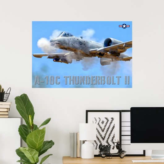 A-10C THUNDERBOLT II ポスター (ホームオフィス)