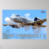 A-10C THUNDERBOLT II ポスター (正面)