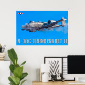 A-10C THUNDERBOLT II ポスター (ホームオフィス)