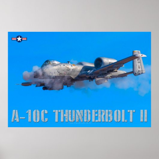 A-10C THUNDERBOLT II ポスター (正面)