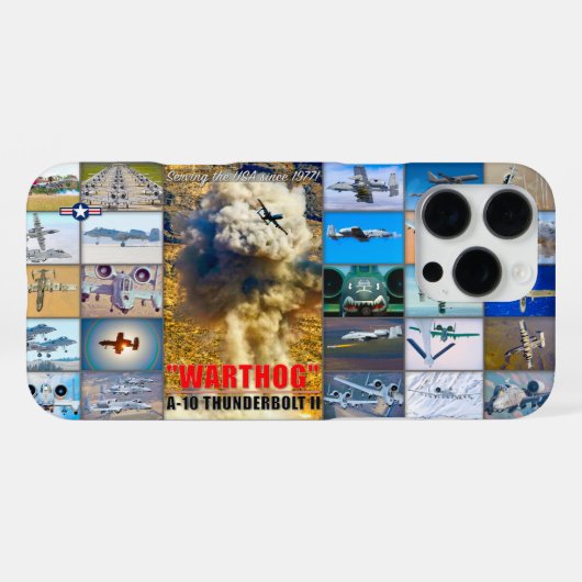 A-10C THUNDERBOLT II "モンタージュ" iPhoneケース (裏面横)