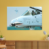 A-10C THUNDERBOLT II 32x48 キャンバスプリント (インサイチュ (リビング))