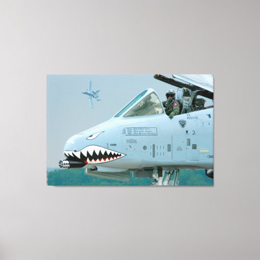 A-10C THUNDERBOLT II 32x48 キャンバスプリント (正面)