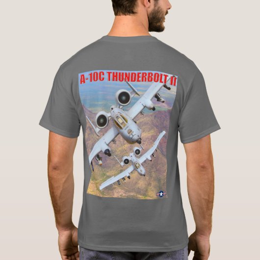 A-10C THUNDERBOLT II Tシャツ (裏面)