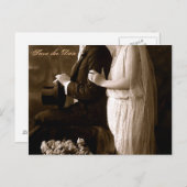 A 1920's日付はがきを保存 案内ポストカード (正面/裏面)