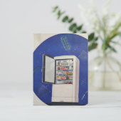 A 1930s era refrigerator ad ポストカード (スタンド正面)