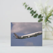 A-340エアバス、ヨーロッパエアライナー ポストカード (スタンド正面)