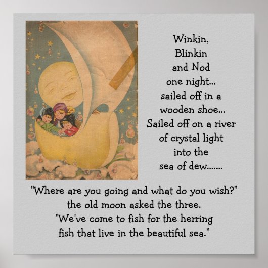 a-5ウィンキン、ブラインド、うなずき ポスター (正面)