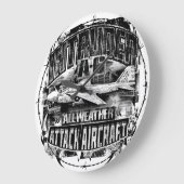 A-6侵入型大型時計アクリル壁時計 ラージ壁時計 (傾斜)