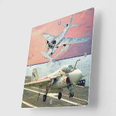 A-6侵入者 スクエア壁時計 (傾斜)