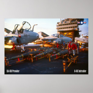 A-6E侵入者およびEA-6Bプローラー ポスター