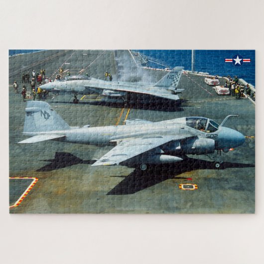 A-6E INTRUDERおよびF-14 TOMCAT (20x30インチ) ジグソーパズル (横)