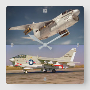 A-7コルセアII スクエア壁時計