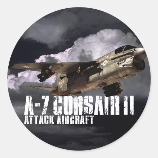 A-7コルセアII ラウンドシール (正面)