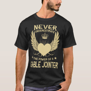 A/Aケーブルジョイントのパワーを過小評価しない Tシャツ