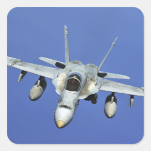 A/A-18ホーネットが任務に参加 スクエアシール