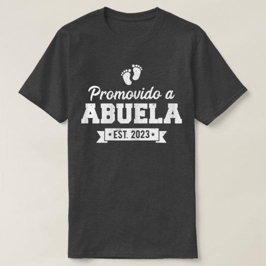 A Abuela 2023をプロモーションし、おばあちゃんスペインのはプロモーションした  Tシャツ (デザイン正面)