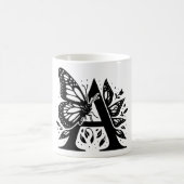 A Alphabet black butterfly モーフィングマグカップ (中央)