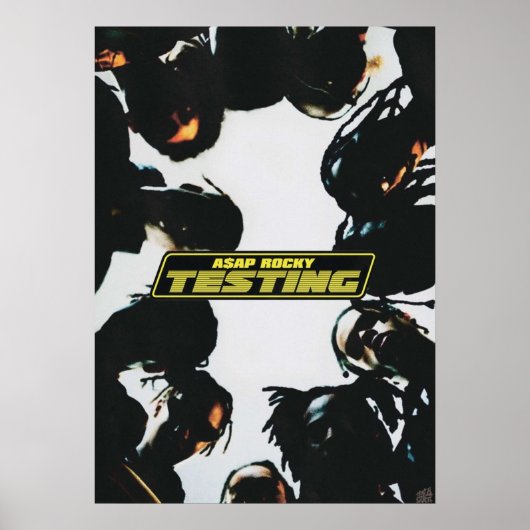 A$AP ROCKY TESTING A3サイズ拡張アルバム ポスター (正面)