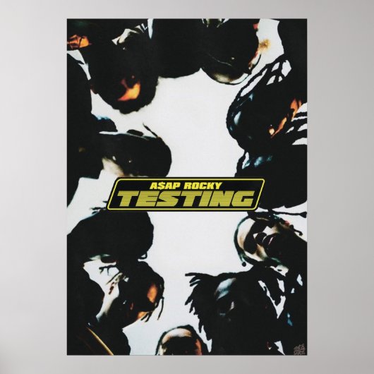 A$AP ROCKY TESTING A3サイズ拡張アルバム ポスター (正面)
