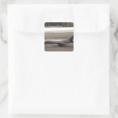 A B-1Bランサーがtouchを行う スクエアシール (バッグ)