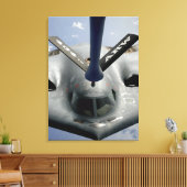 A B-2スピリットの航空機が定位置に着く キャンバスプリント (インサイチュ (リビング))