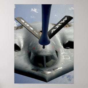 A B-2スピリットの航空機が定位置に着く ポスター